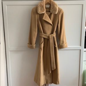 💛Neiman Marcus camel wool coat